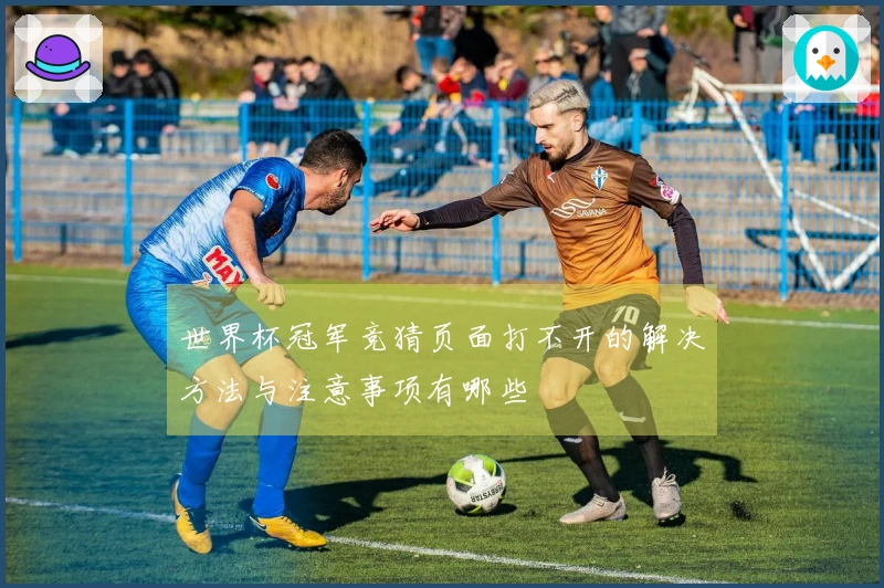 世界杯冠军竞猜页面打不开的解决方法与注意事项有哪些